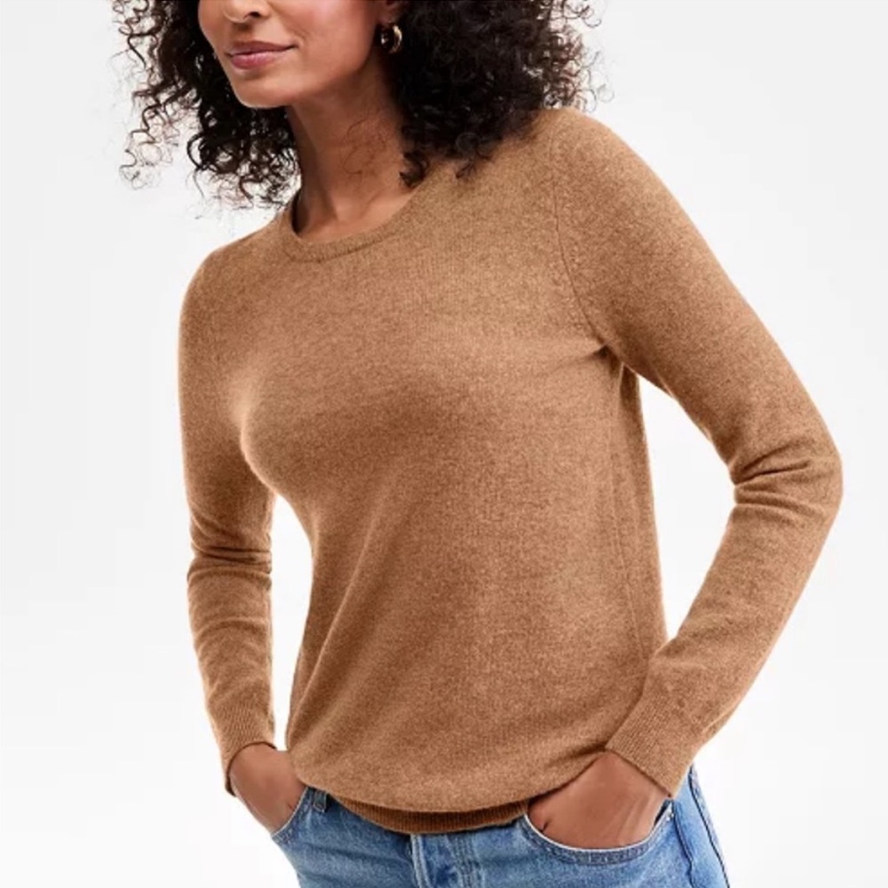 NWT Charter Club Cashmere Crewneck Sweater